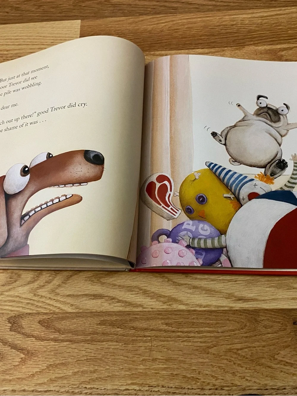 Pig the Pug Hardcover Kids Book - Red